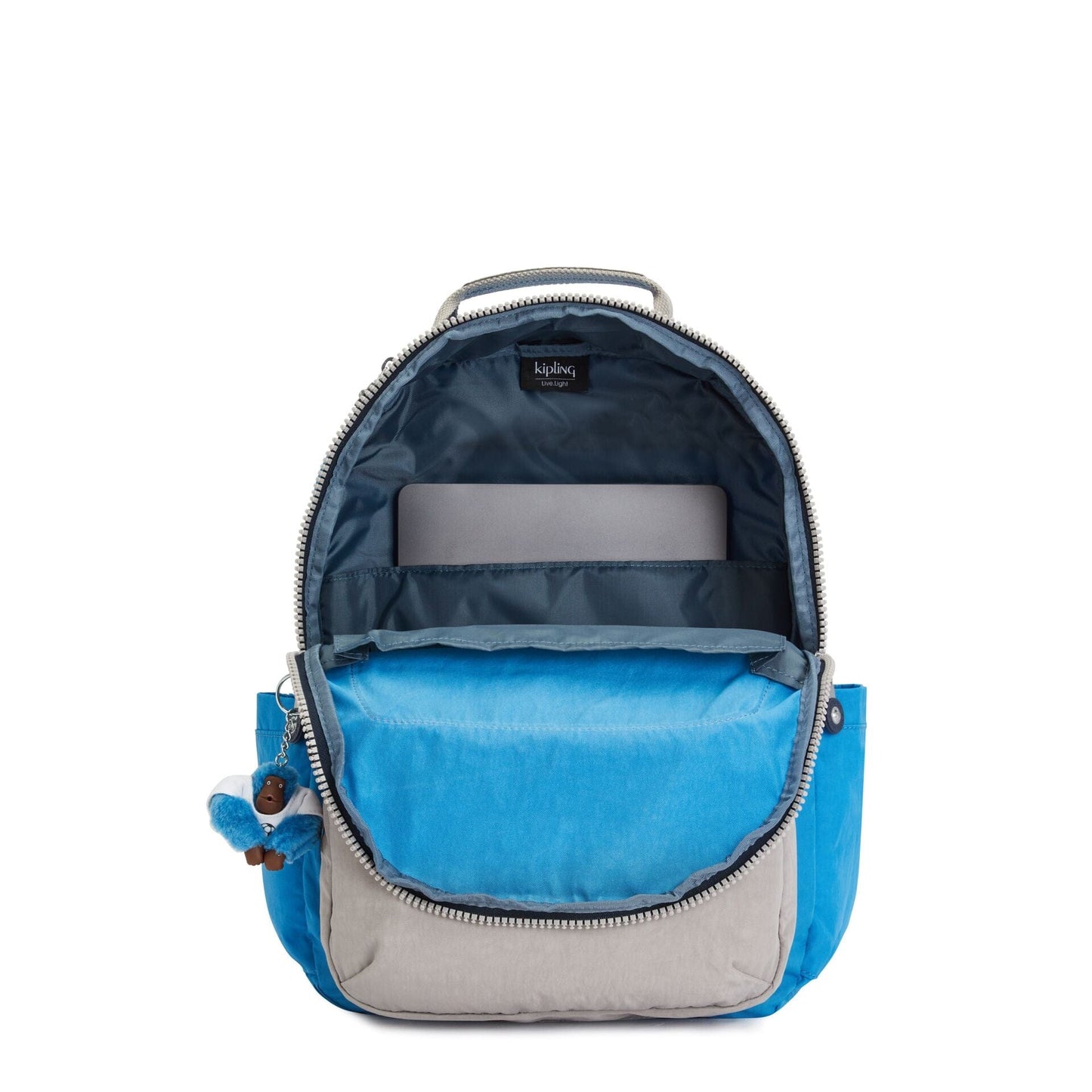 KIPLING-Seoul-Large Backpack-Lake Blue Bl-I5140-W56