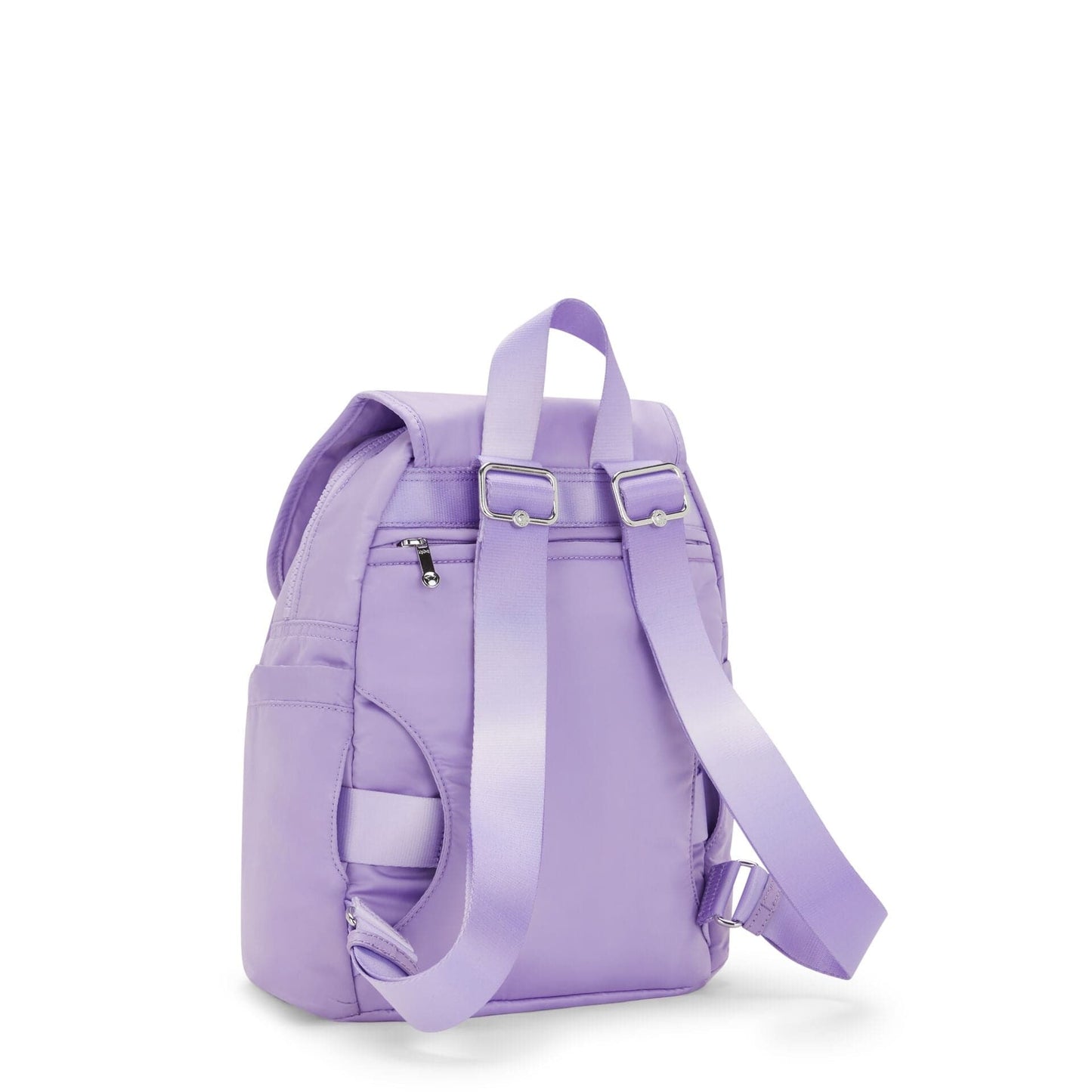 حقيبة ظهر KIPLING-City Pack S-Small (مع جيب أمامي قابل للتحويل إلى حقيبة انتظار)-VT Ice lavender-I7460-M14