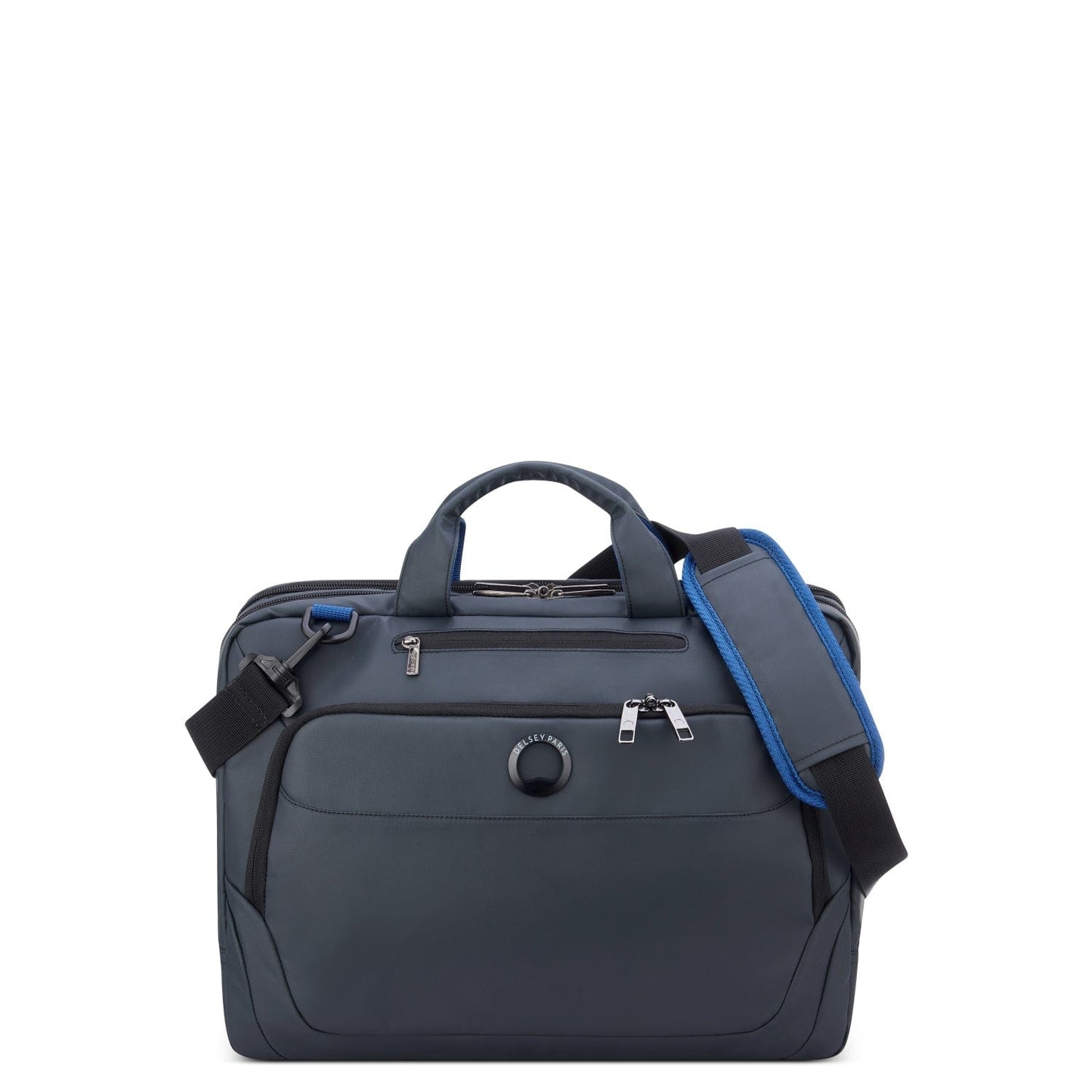 Delsey Parvis Plus  Laptop Case Satchel  Water Resistant Grey