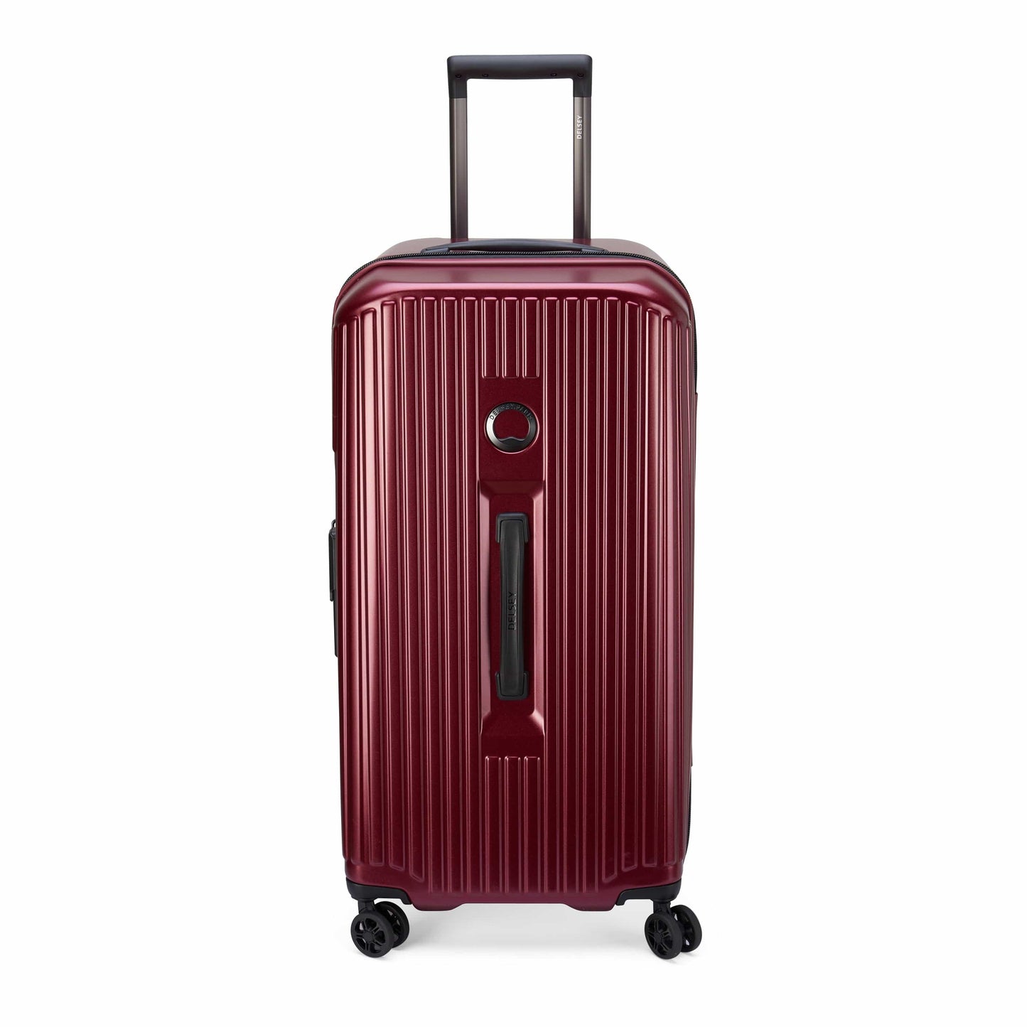 حقيبة سفر Delsey Paris Securitime Trunk 73Cm Hardcase 4 Double Wheels Check-In Luggage Trolley Red - 00217381804