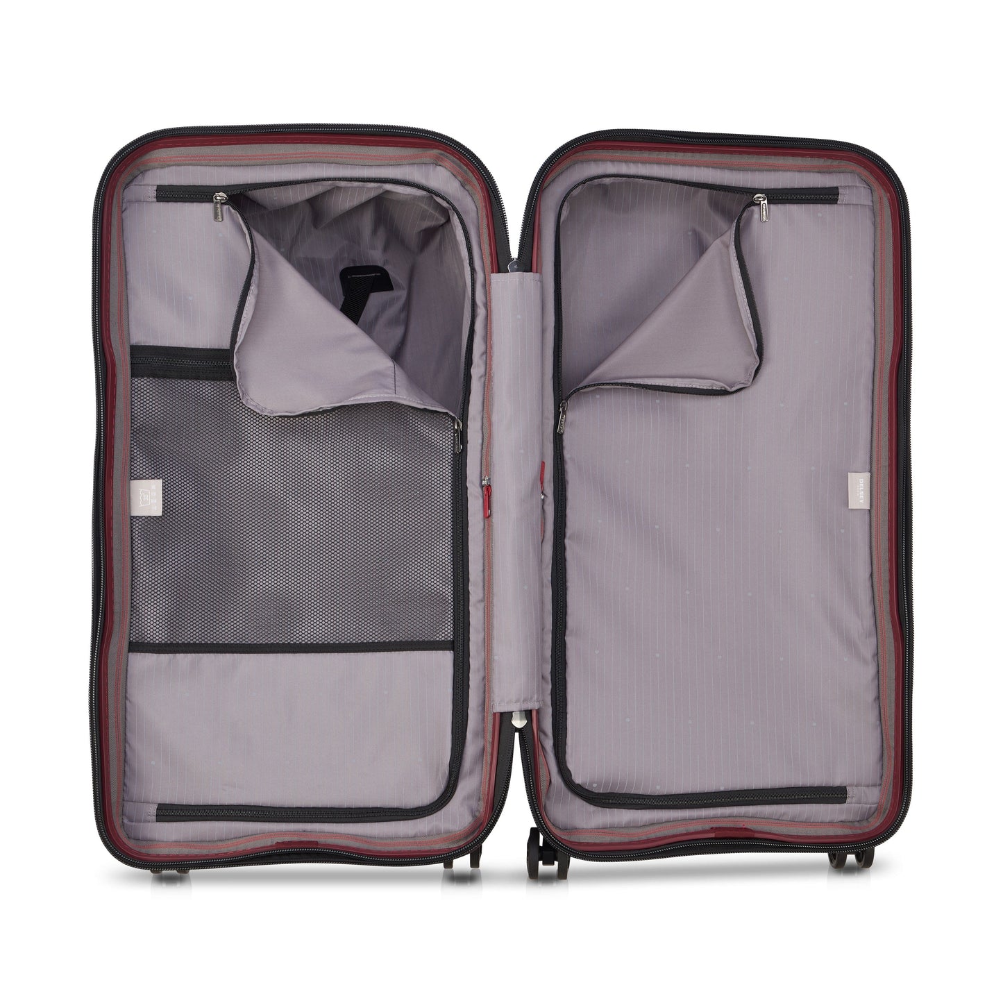 حقيبة سفر Delsey Paris Securitime Trunk 73Cm Hardcase 4 Double Wheels Check-In Luggage Trolley Red - 00217381804