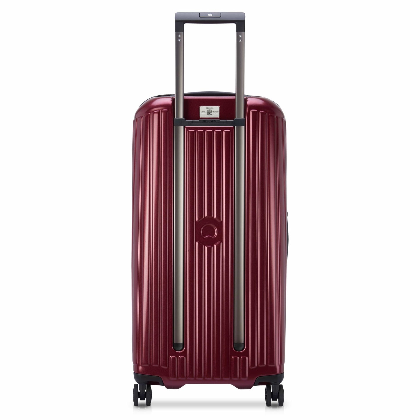 حقيبة سفر Delsey Paris Securitime Trunk 73Cm Hardcase 4 Double Wheels Check-In Luggage Trolley Red - 00217381804