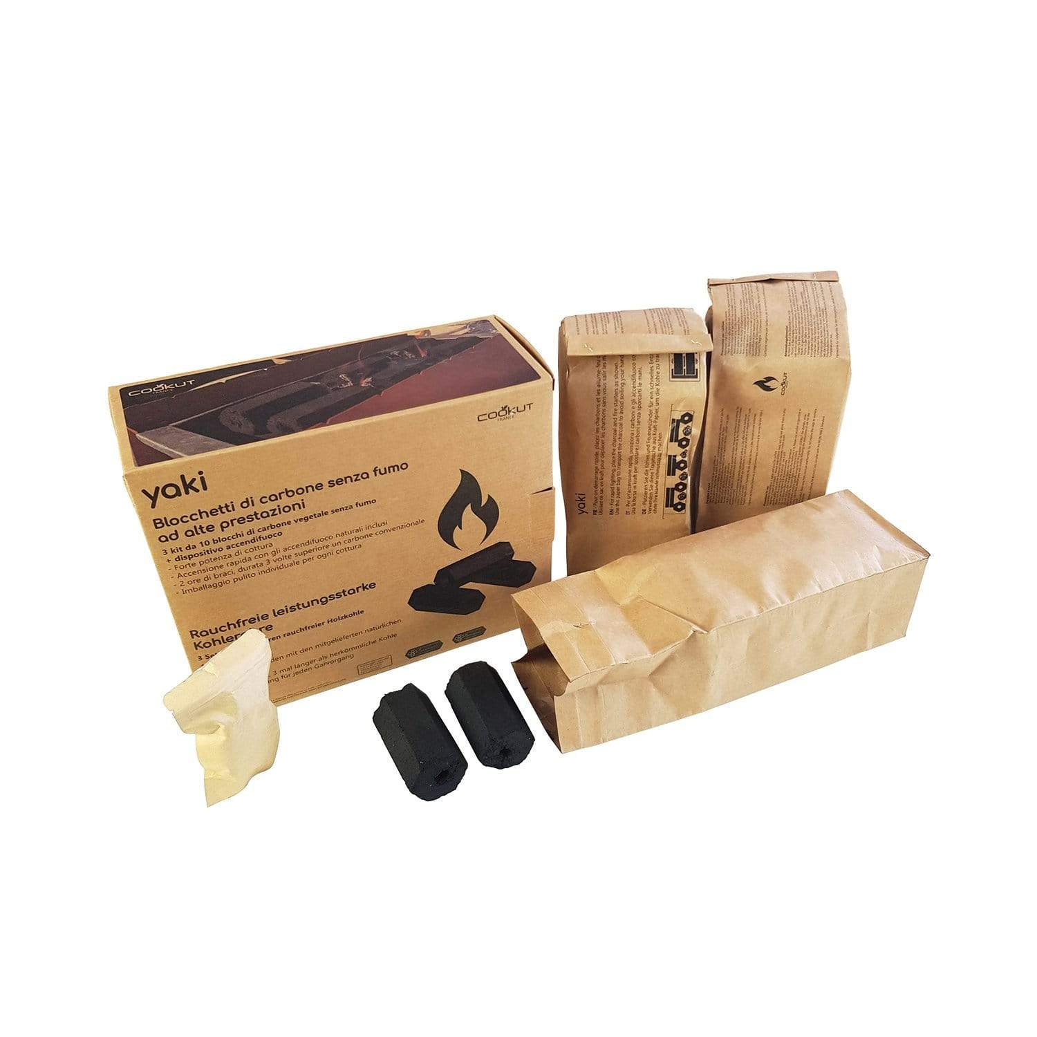 COOKUT YAKI CHARCOAL FOR BARBECUE - YAKICH BLK