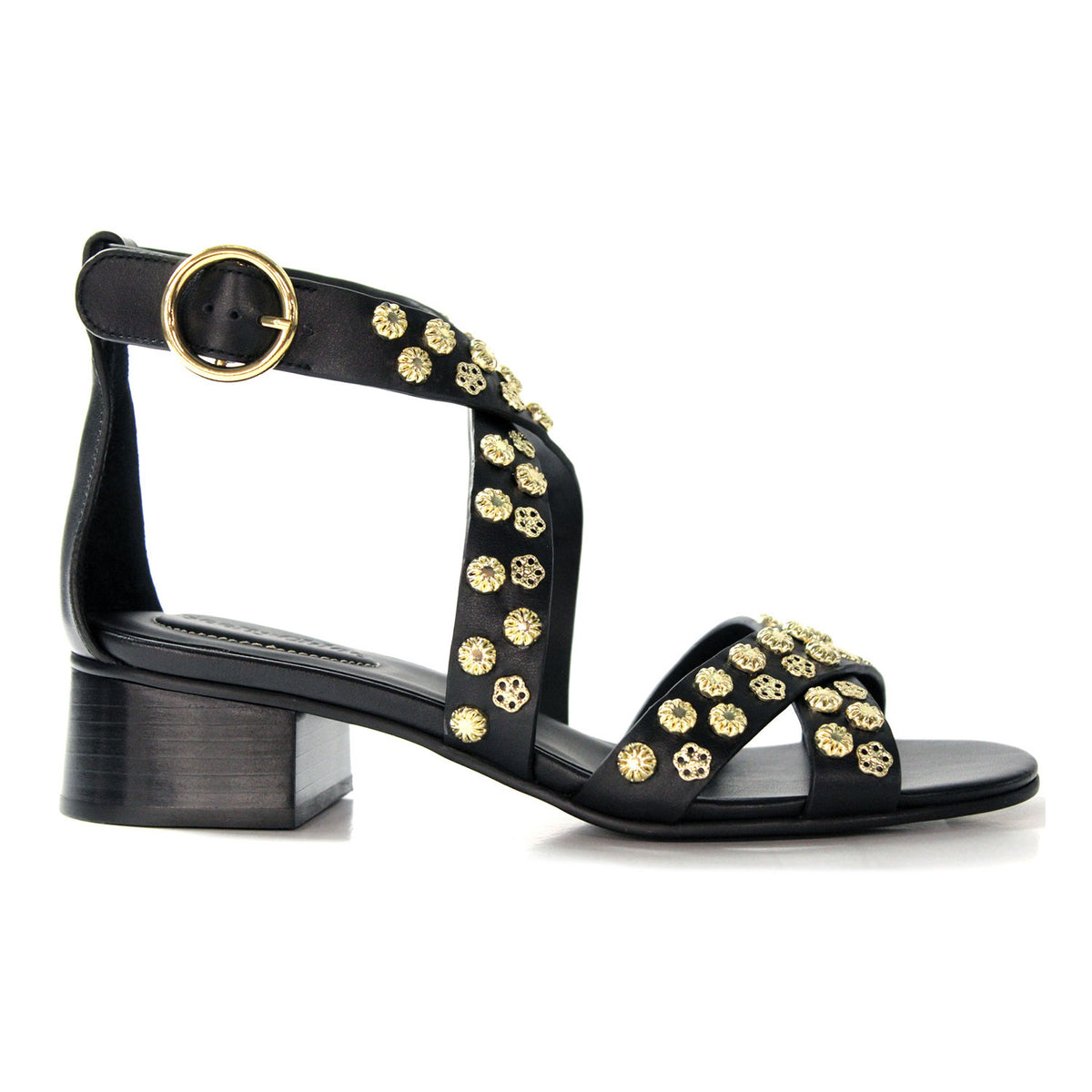 SEE BY CHLOE JARVIS CALFLEATHER SANDAL BLACK - SB35092A-12160-999 - SB35092A-12160-999-37