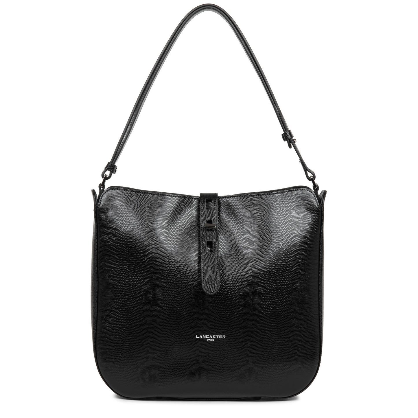 LANCASTER LUCERTOLA HOBO BAG NOIR