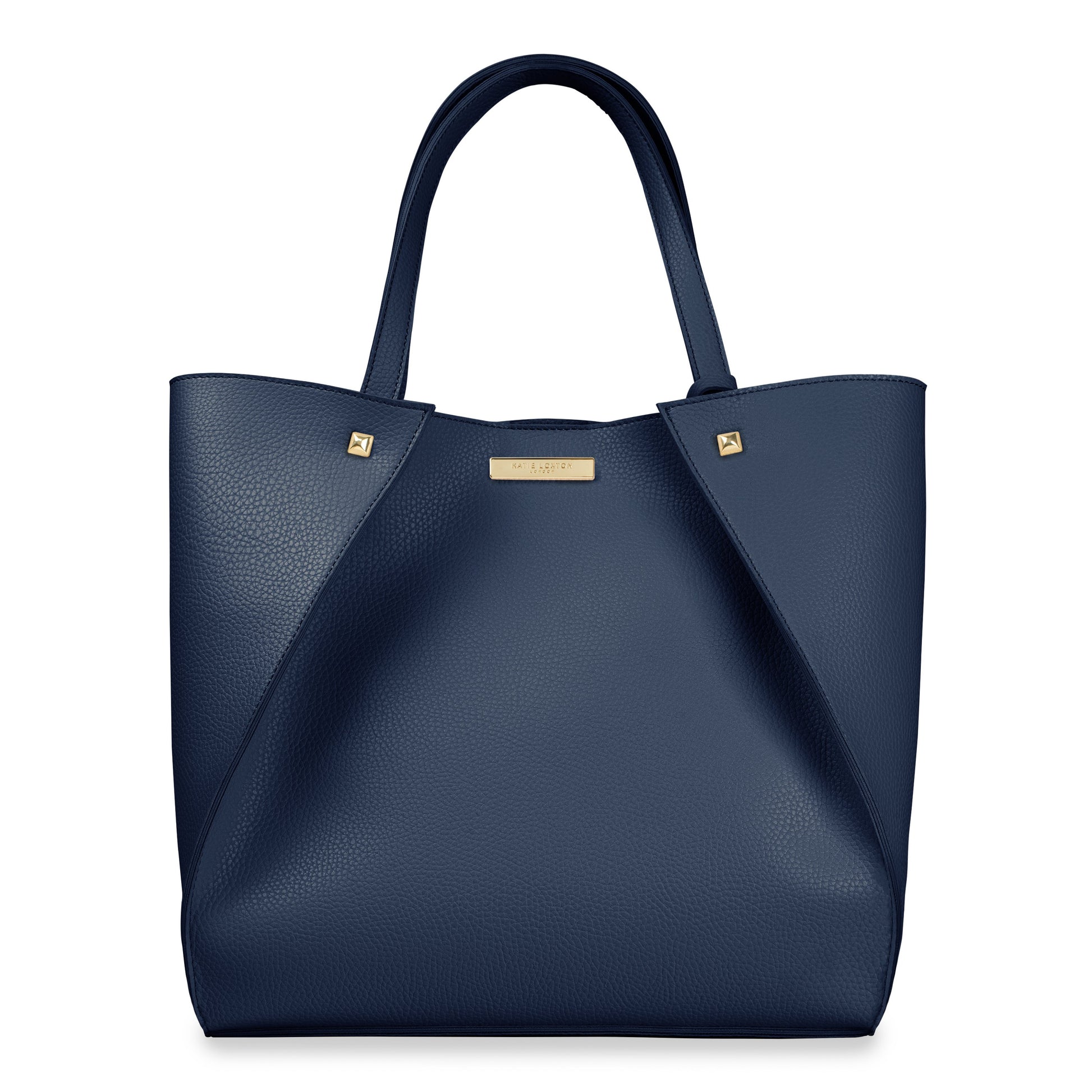 KTLX LUCIE OVERLAPPING TOTE BAG NAVY - Jashanmal Home