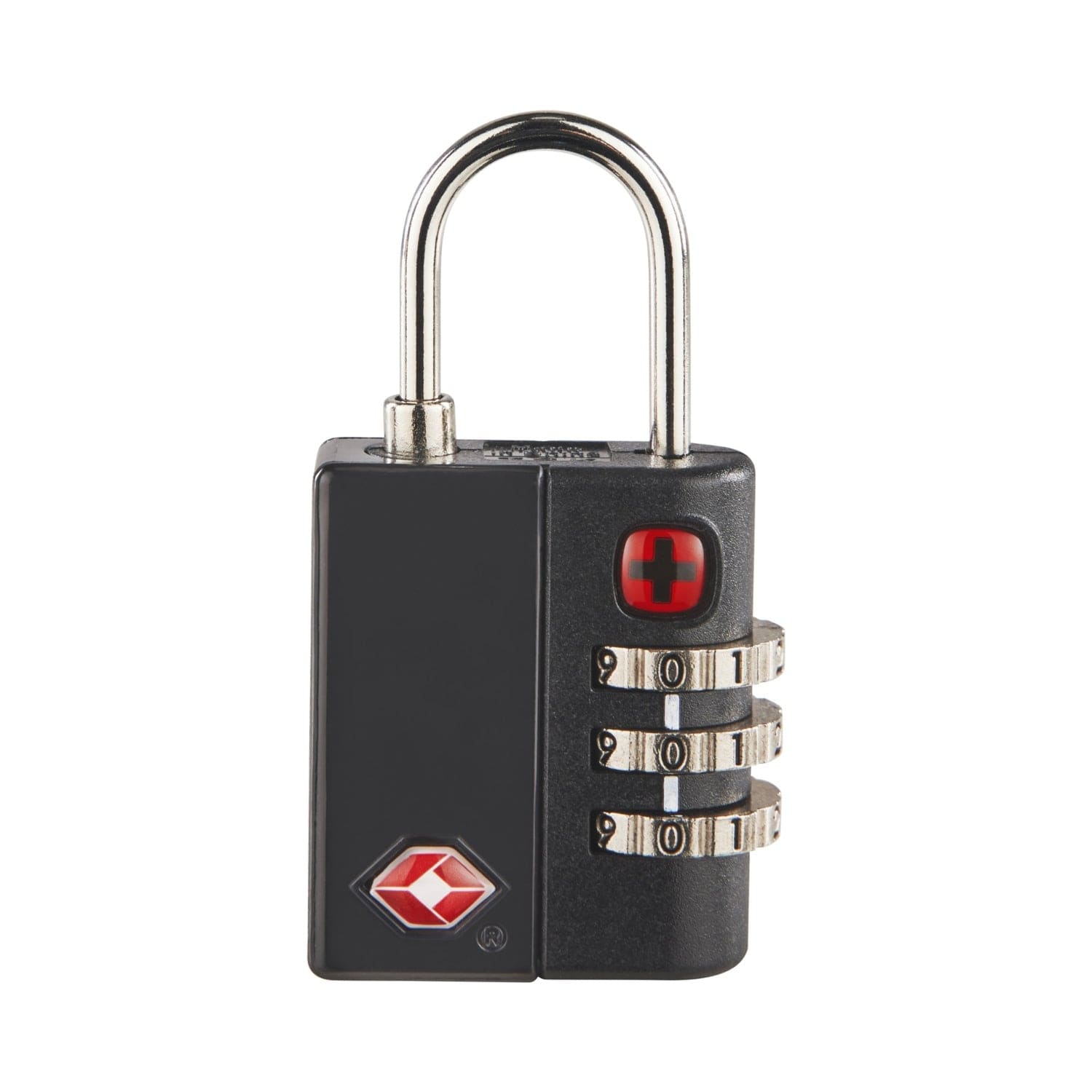 Wenger 3-Dial Lock Tsa Black