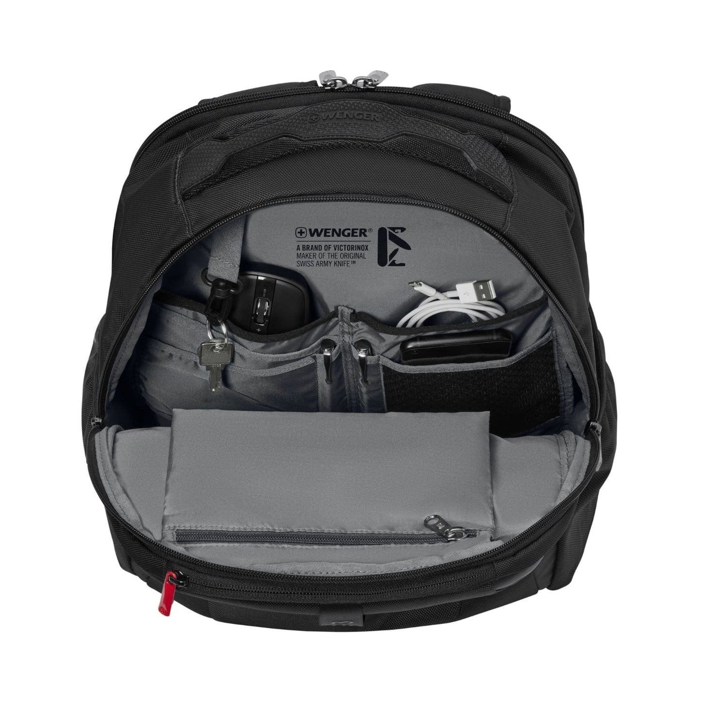 حقيبة ظهر Wenger XE Professional للكمبيوتر المحمول مقاس 15.6 بوصة مع جيب للكمبيوتر اللوحي باللون الأسود - 612739