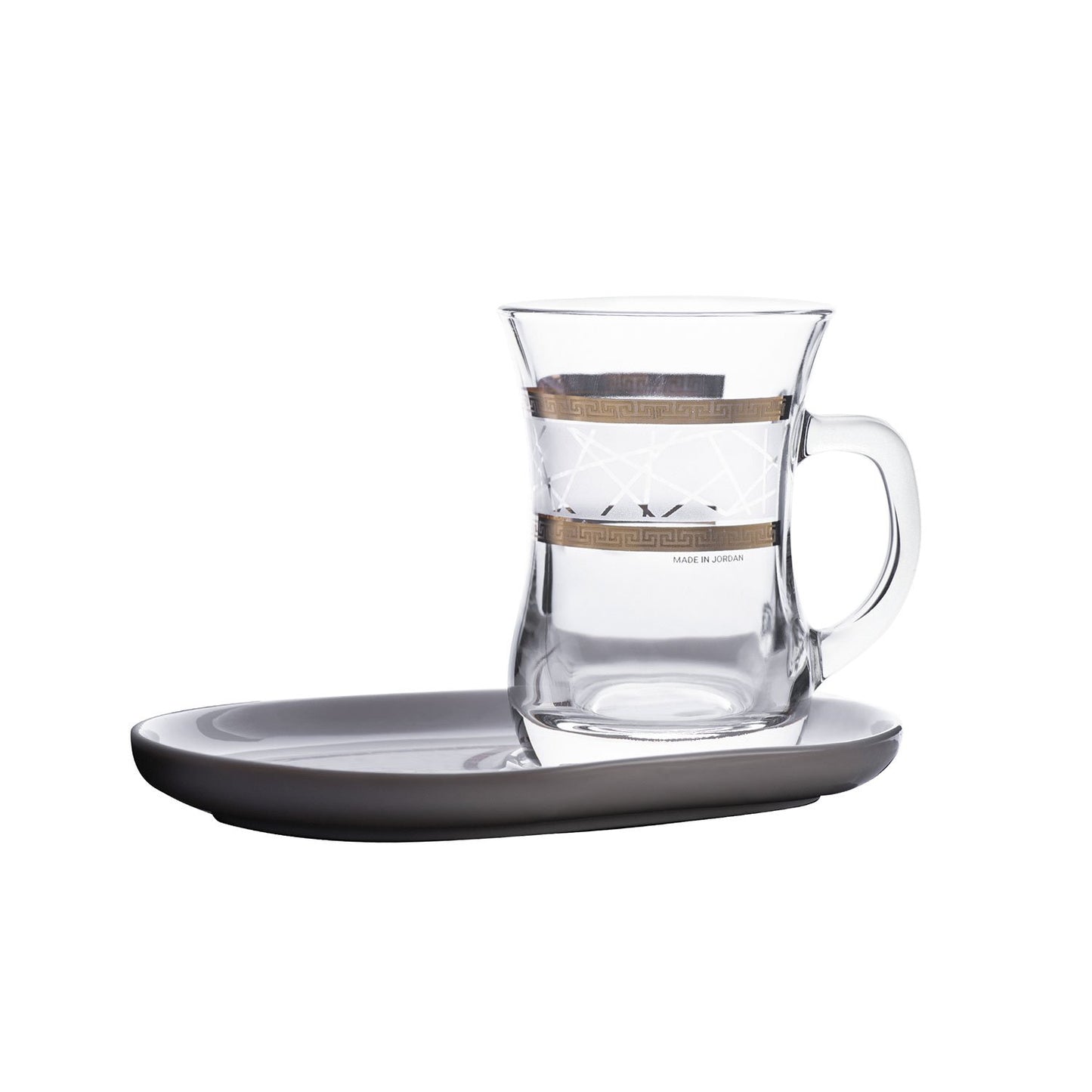 DIMLAJ ELENA GOLD 4PC MUG AND SAUCER SET - 23836