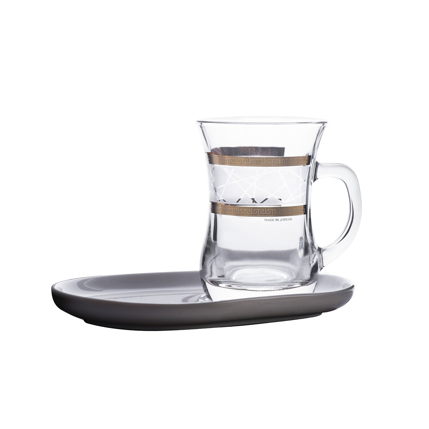 DIMLAJ ELENA GOLD 4PC MUG AND SAUCER SET - 23836
