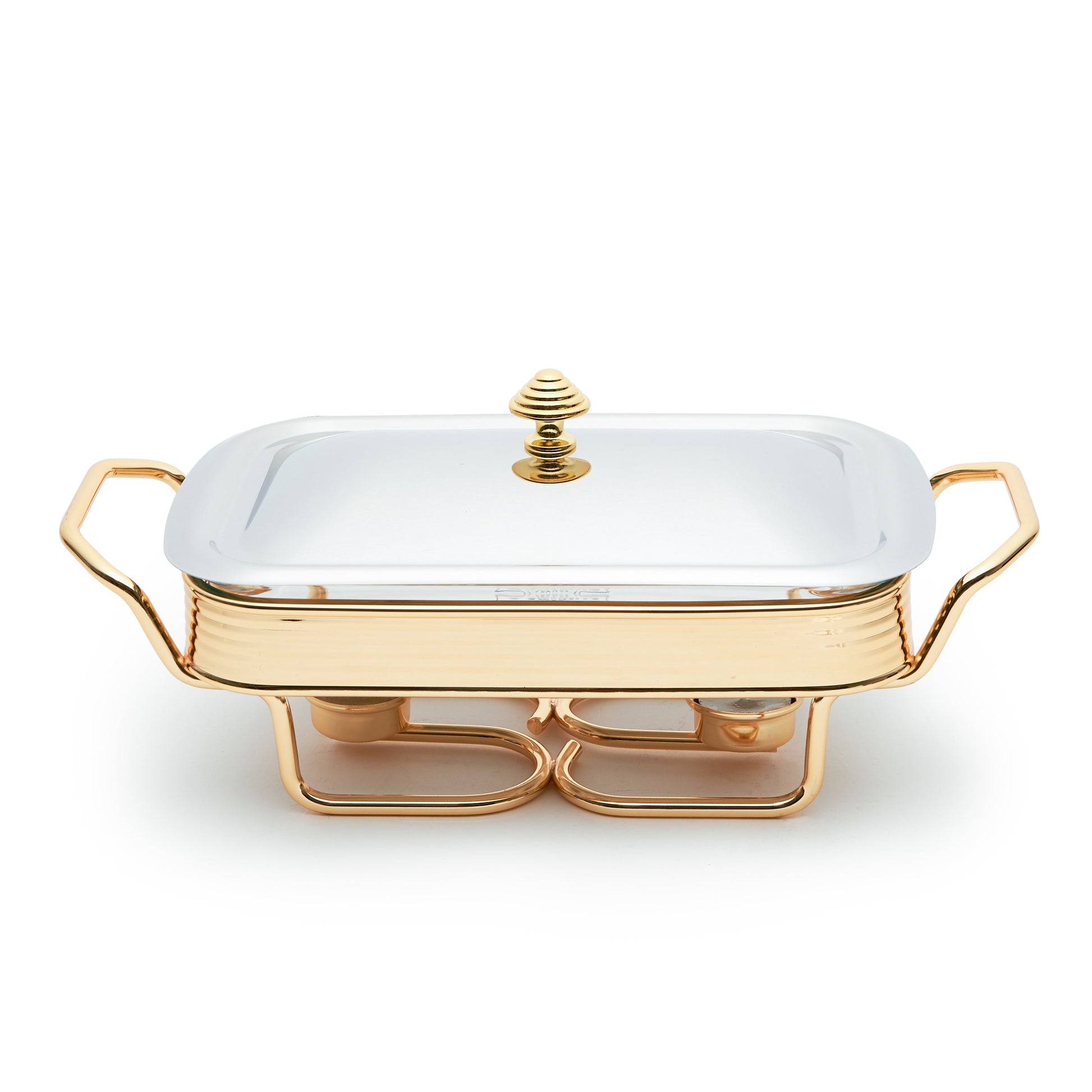 REGENT FOLIO GOLD PLATED RECTANGULAR WARMER 1.5L - 34333/G