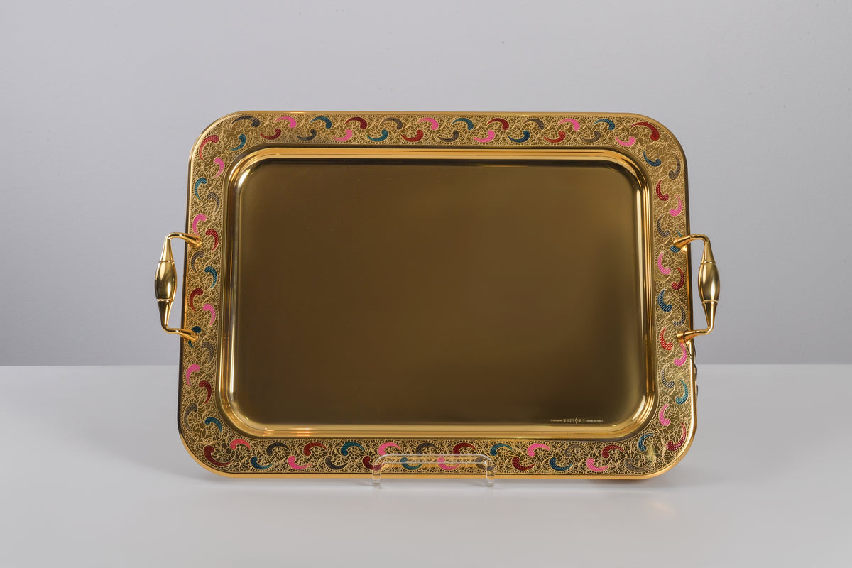 PASLEY FULL GOLD RO-2500/4 RECT TRAY 50X35CM