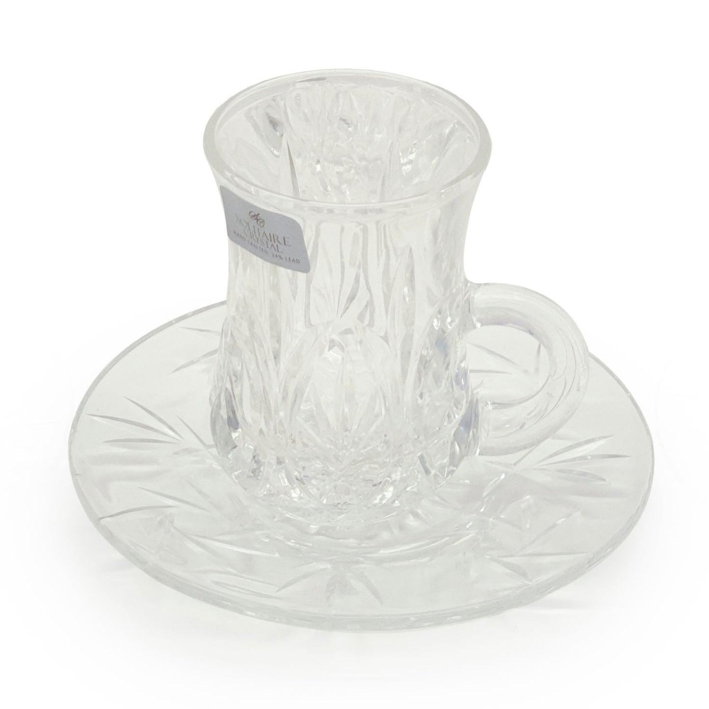 LA OPALA SOLITAIRE 12PC TEA CUP AND SAUCER