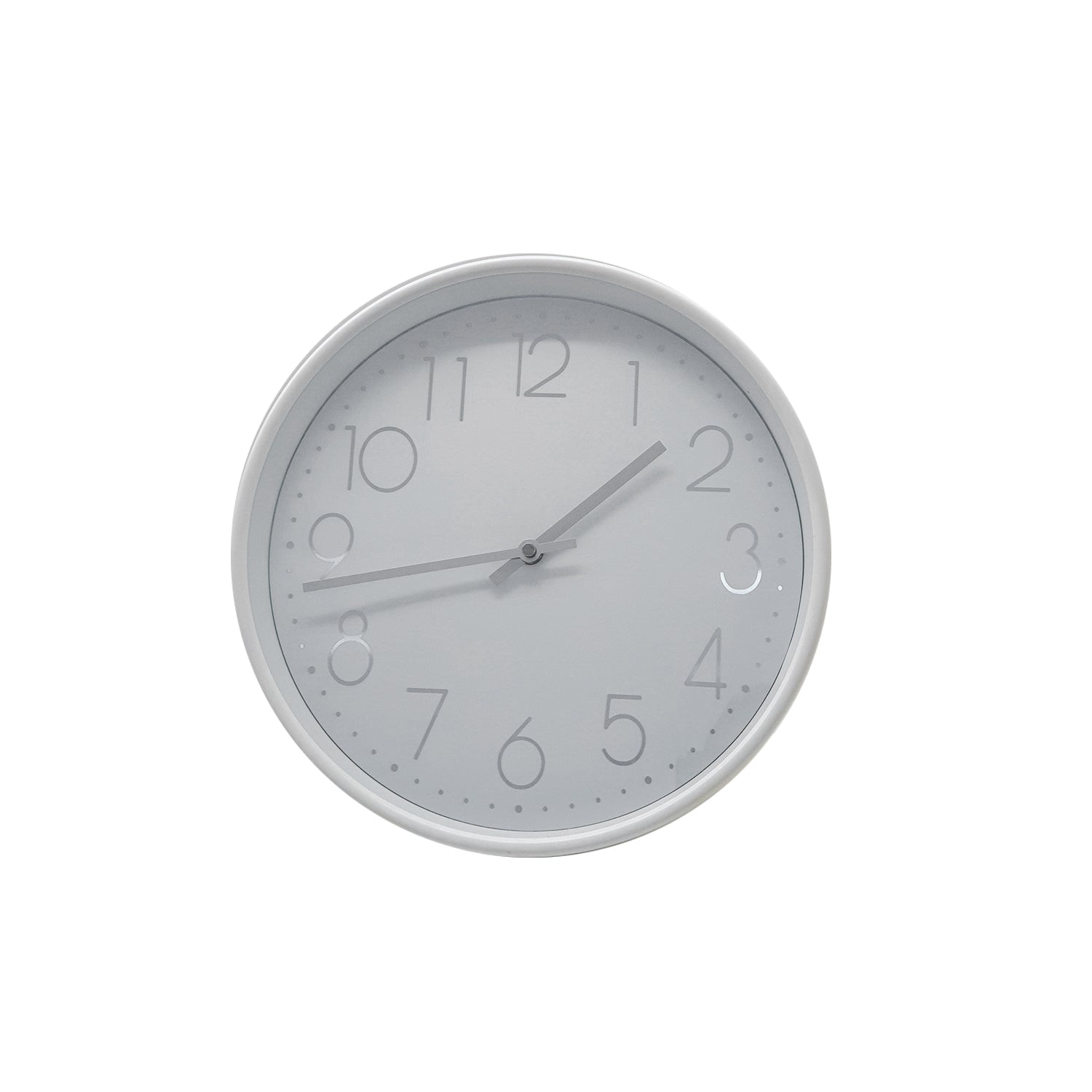 WER WALL CLOCK METAL WHITE 30X4X30CM