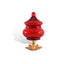 علبة حلوى روما زجاجية حمراء - Dc6151/Or-Rs