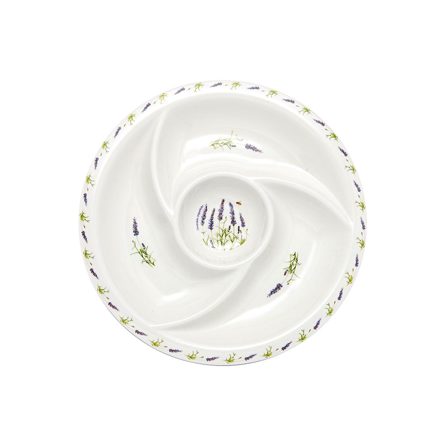 ASHDENE LAVENDER FIELDS ROUND SECTIONED PLATTER - 519015