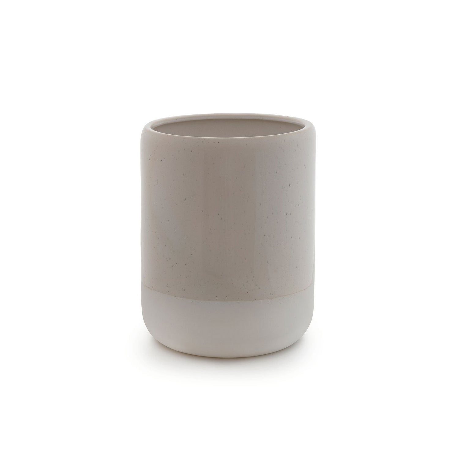 KASSATEX CULVER WASTE BASKET IVORY - ACU-WB-IV