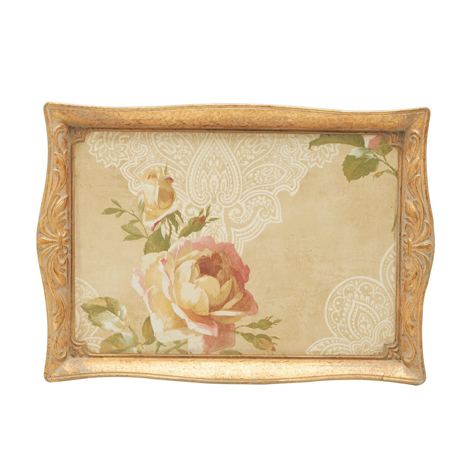 SEZZATINI LAVINIA ORO LARGE RECTANGLE TRAY 37 X 53CM - VL-246-5-3707