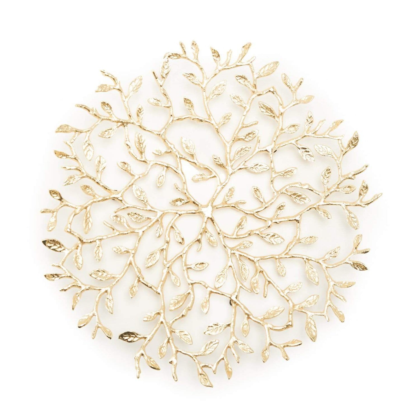 BIRCH LARGE PLATTER GOLD FINISHED - 1218204