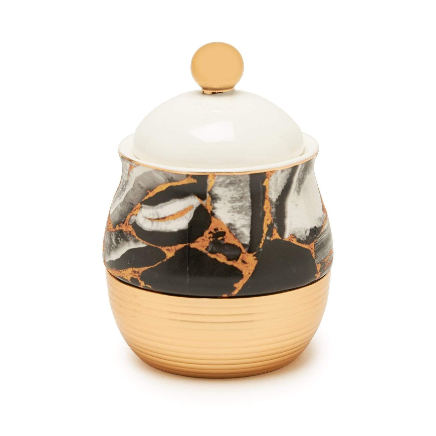 AMBER MARLENE GOLD SUGAR POT - AM6408-200-S1-MAR