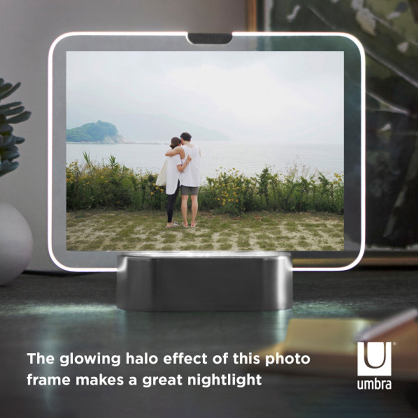 إطار صورة Umbra Glo Led مقاس 5X7 نيكل - 1010233-410