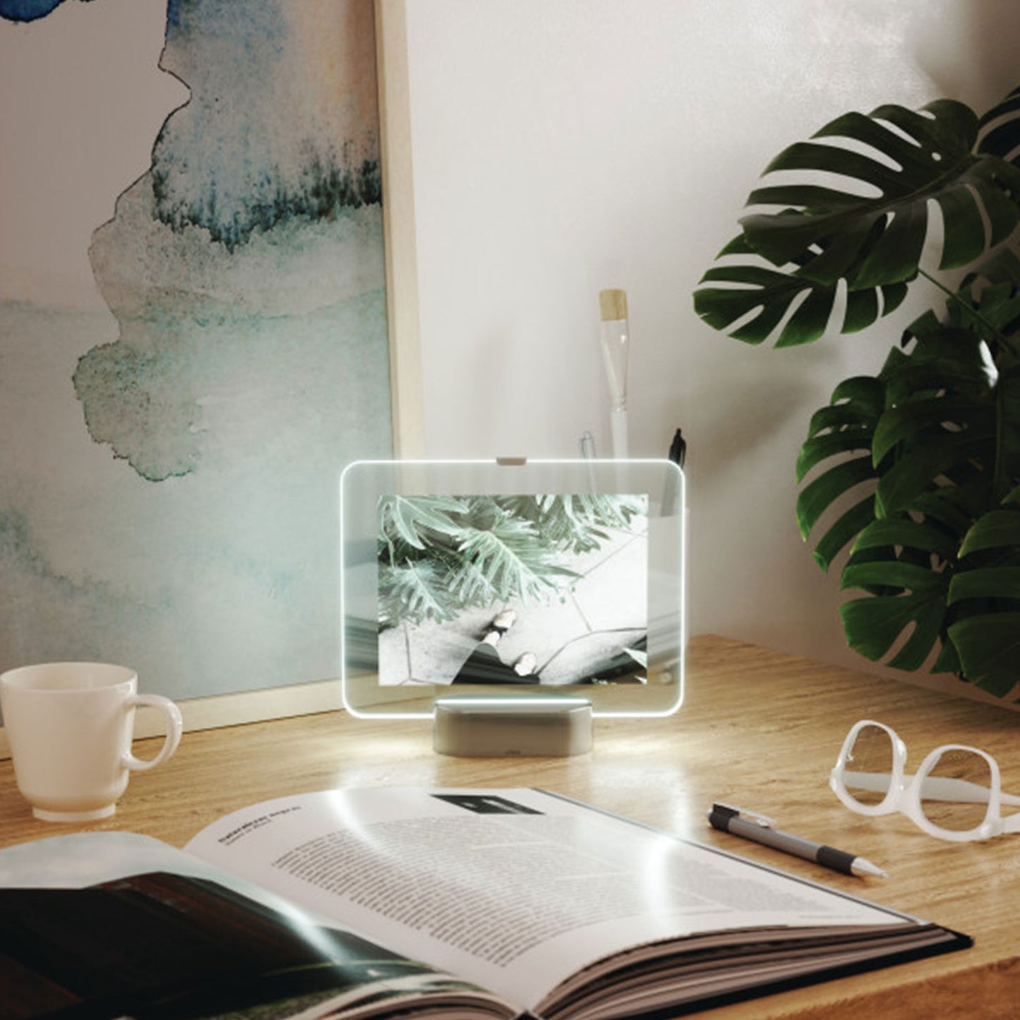 إطار صورة Umbra Glo Led مقاس 5X7 نيكل - 1010233-410