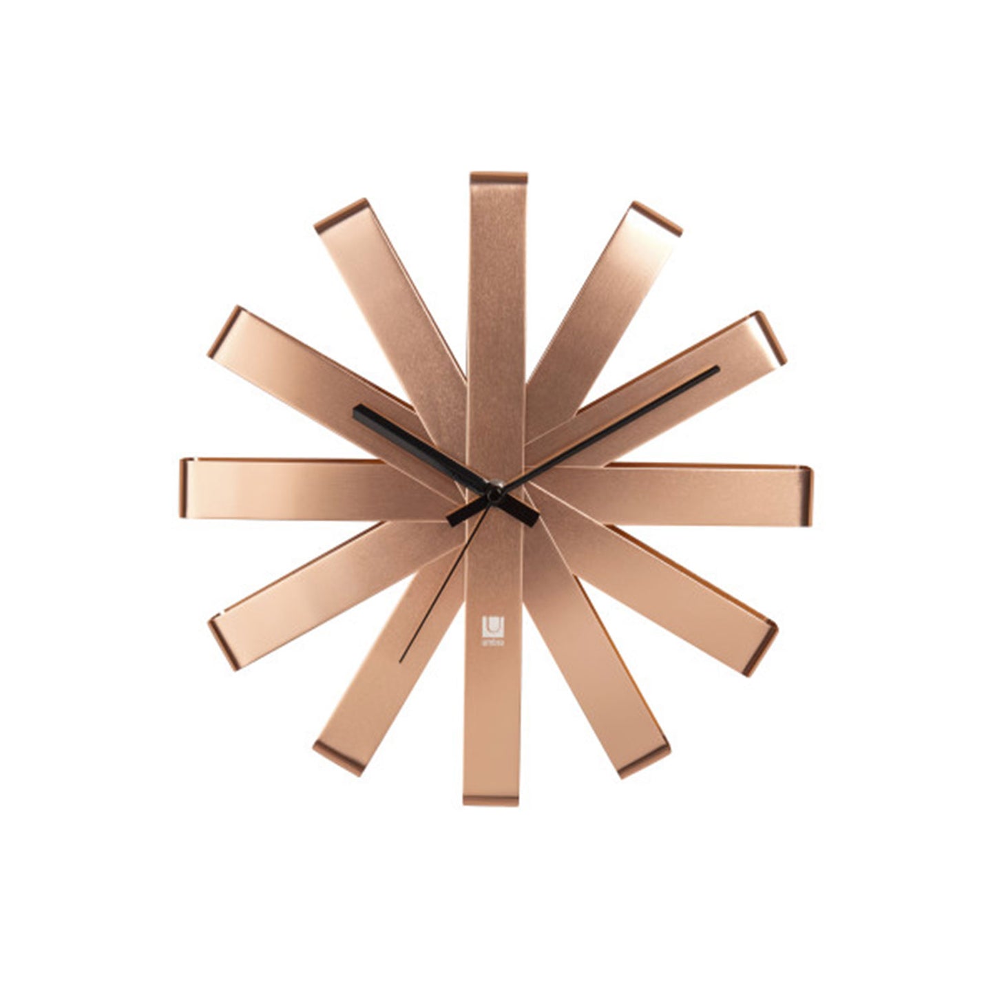 UMBRA RIBBON WALL CLOCK 12INCH COPPER - 118070-880