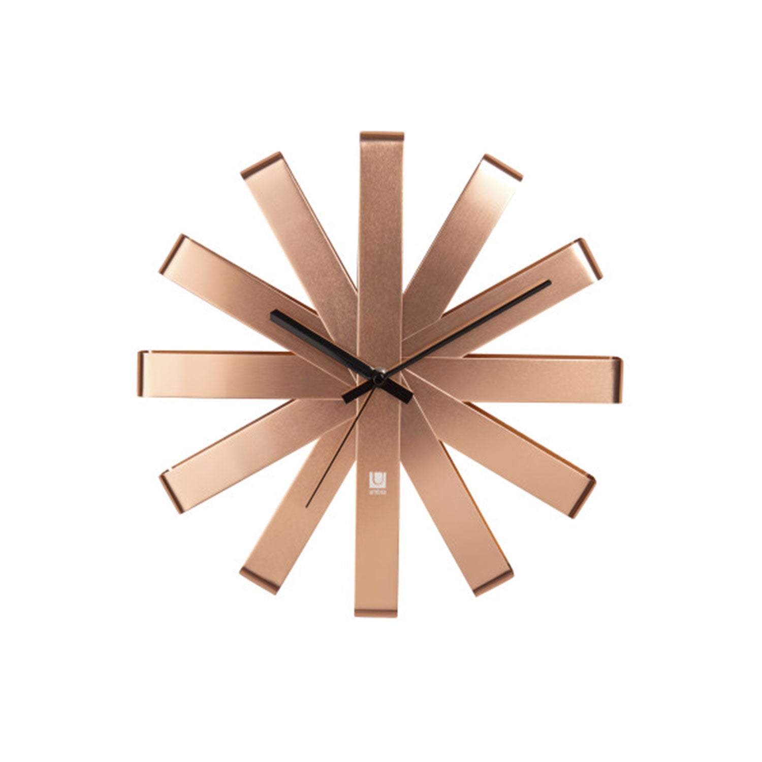 UMBRA RIBBON WALL CLOCK 12INCH COPPER - 118070-880
