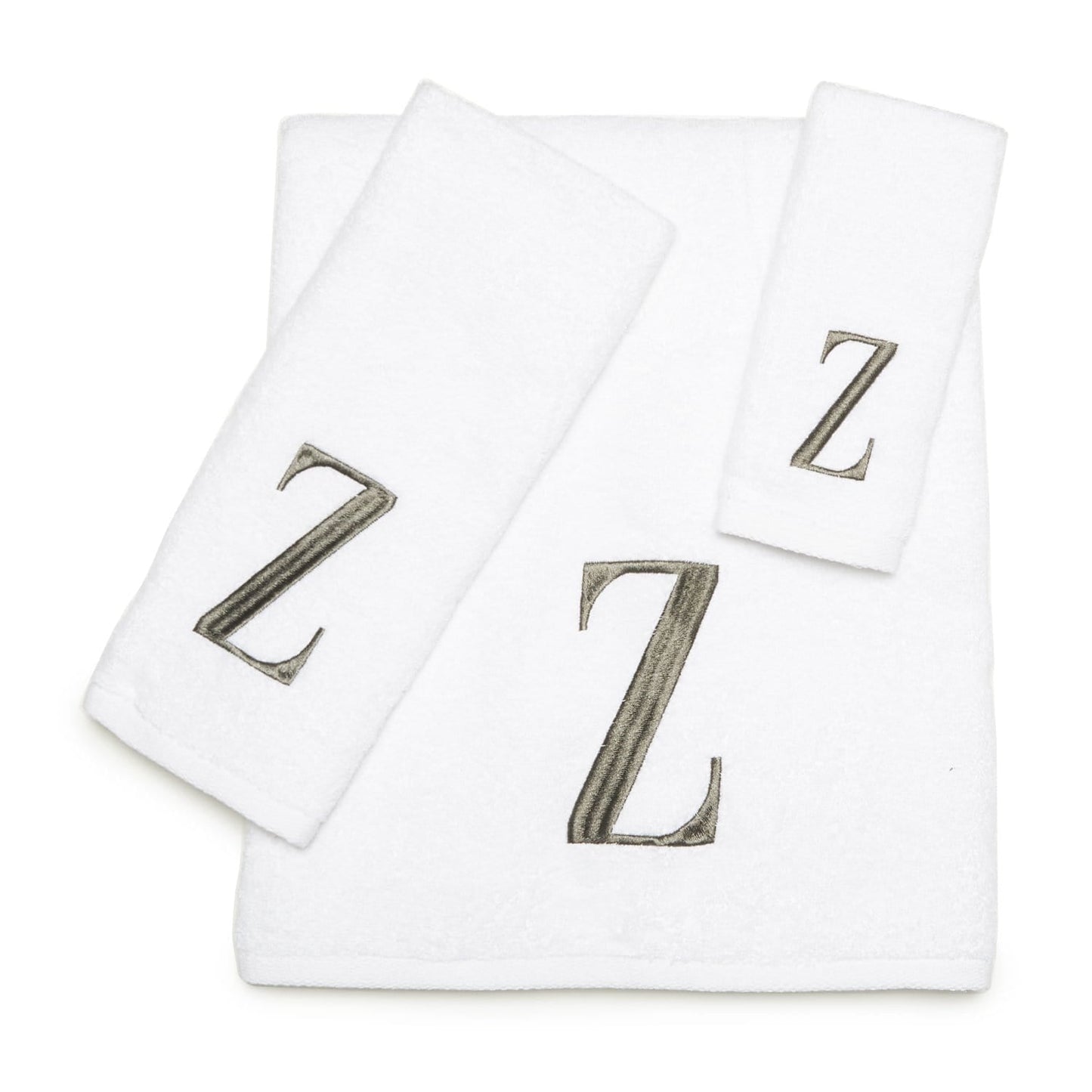 AVANTI MONOGRAM BLOCK LETTER Z  - WHITE AND SILVER - 022574Z
