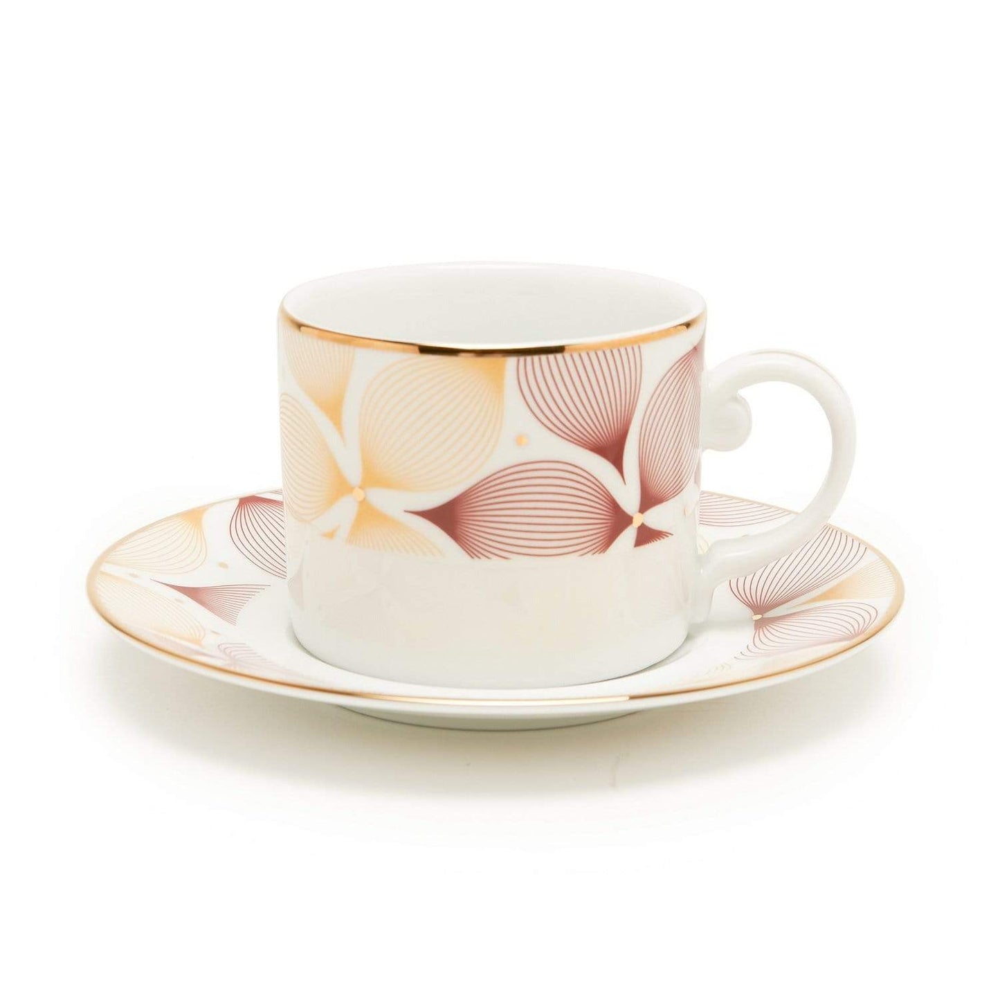 HILARY 12PC TEA CUP & SAUCER - HLRY-1789/687