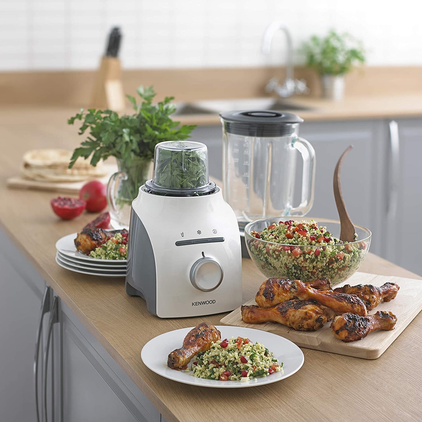 خلاط كينوود مع مطحنة BLP605Wh