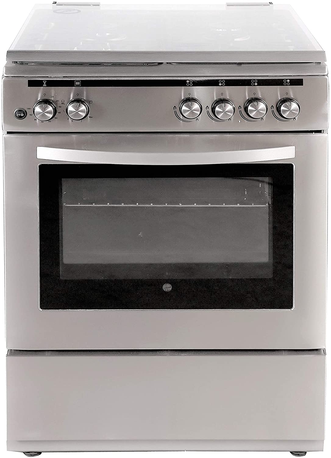طباخ غاز كامل من هوفر 60×60 (3 شعلات غاز سريعة)، فولاذ - FGC66.02S (صنع في تركيا)