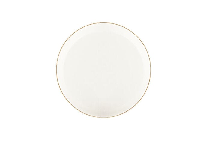 PORLAND PORSELEN CHOPIN GOLD BANDED DEEP PLATE 19CM