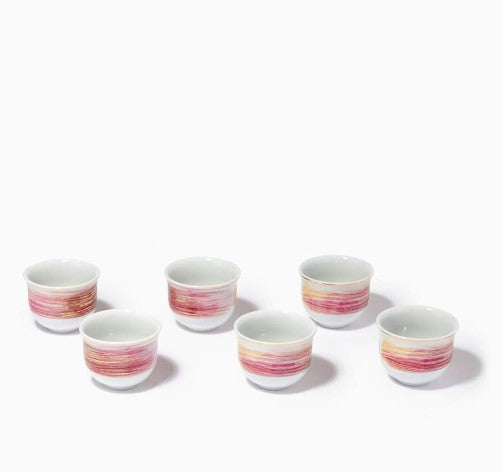 OZLEM TUNA FLOW CAWA CUPS SET OF 6