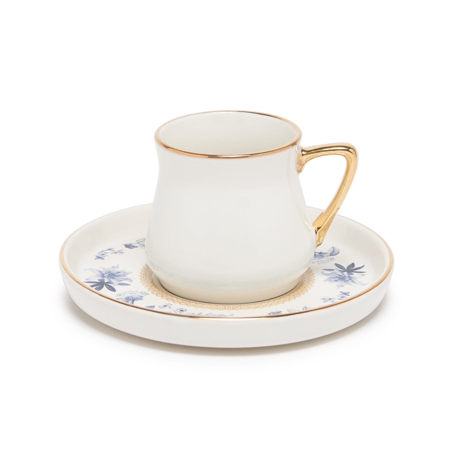 Blue Bird Coffee Cups Set Of 6 Pcs