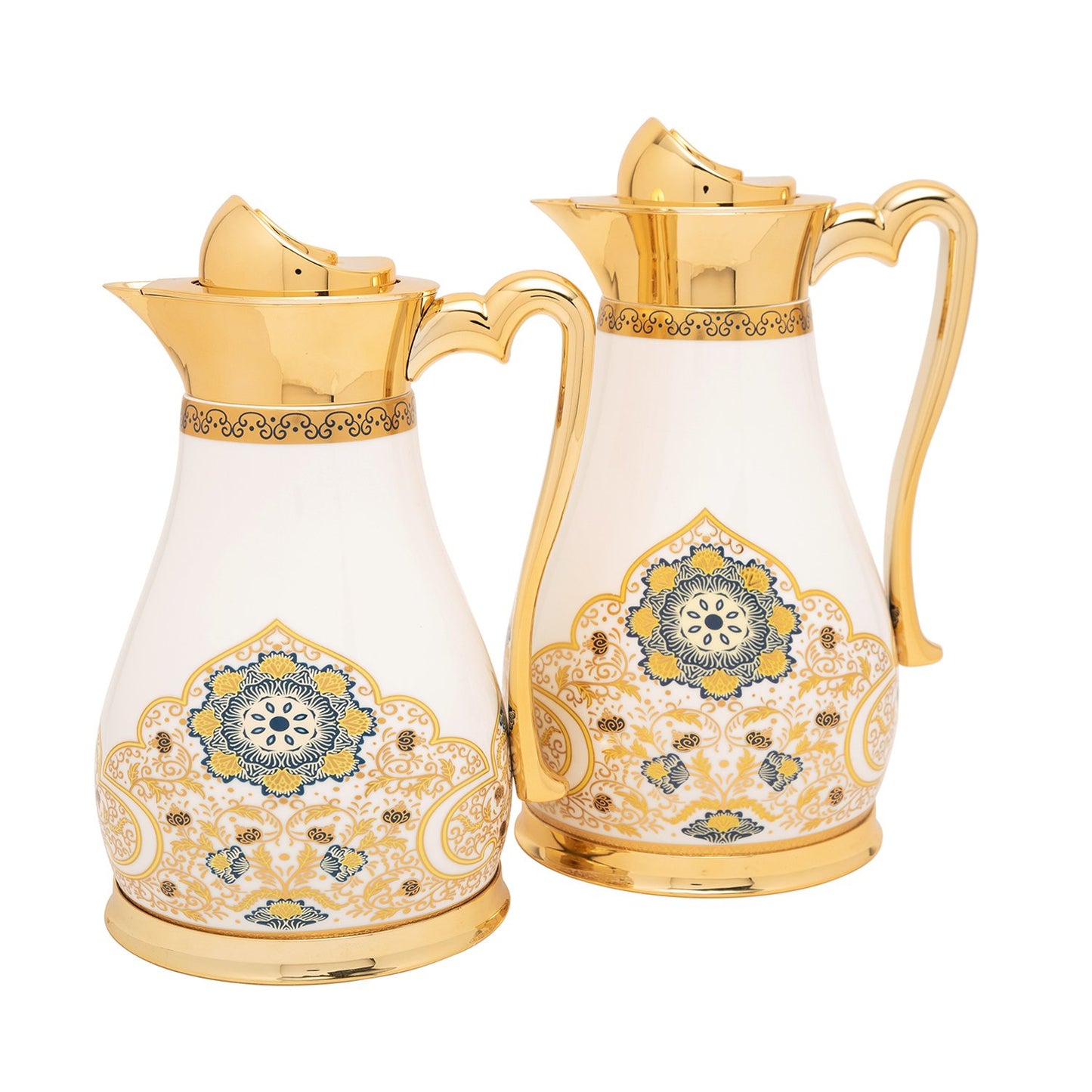 طقم شاي سيرين جولد مع ديكور، ٢٢ قطعة، قارورة - Am9415-S21/035