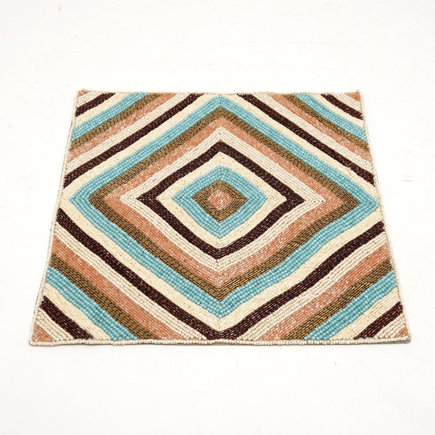 ARVIND SQUARE GLASS BEADED PLACEMAT 36X36 - PM172153