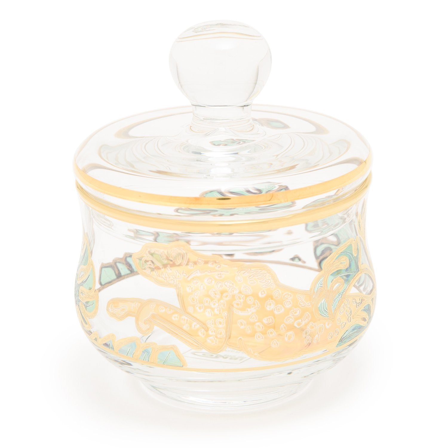 Combi Lesley Sugar Bowl - Green and Gold - G748Z/NR3 - Jashanmal Home