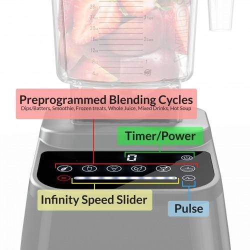 خلاط Blendtec Blender Designer 650 - رمان (صنع في الولايات المتحدة الأمريكية)