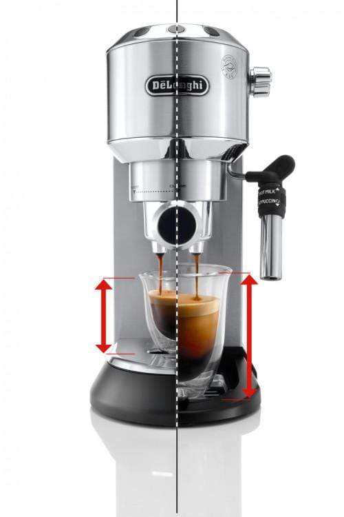 ماكينة صنع قهوة الإسبريسو Delonghi Dedica Style Pump، معدنية - Ec685.M