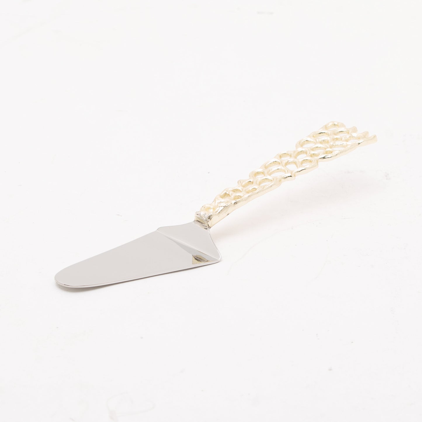 ALEXANDER BRAS MESH CAKE LIFTER GOLD FINISHED BRAS & STAINLESS STEEL 18/8 - 117143