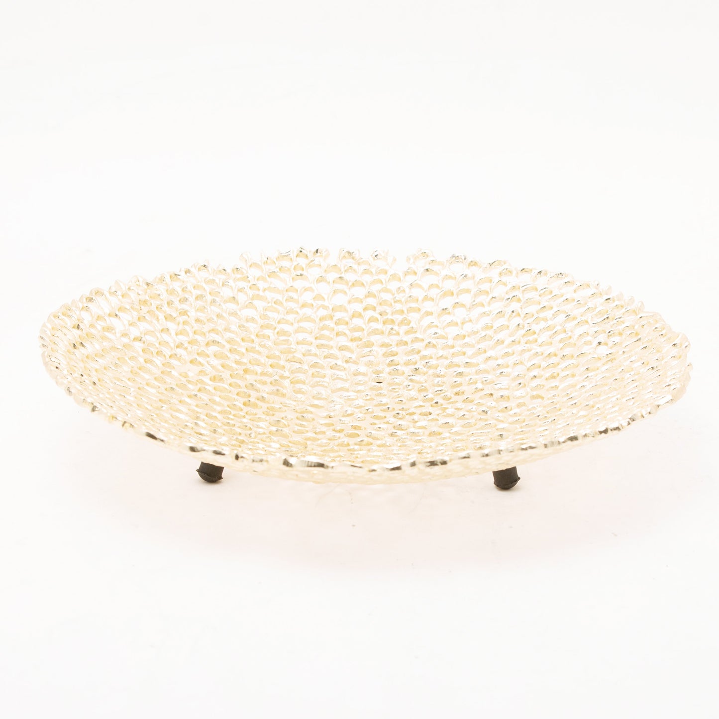 ALEXANDER BRAS MESH PLATTER/CENTREPIECE GOLD FINSHED ALUMINUM - 918007