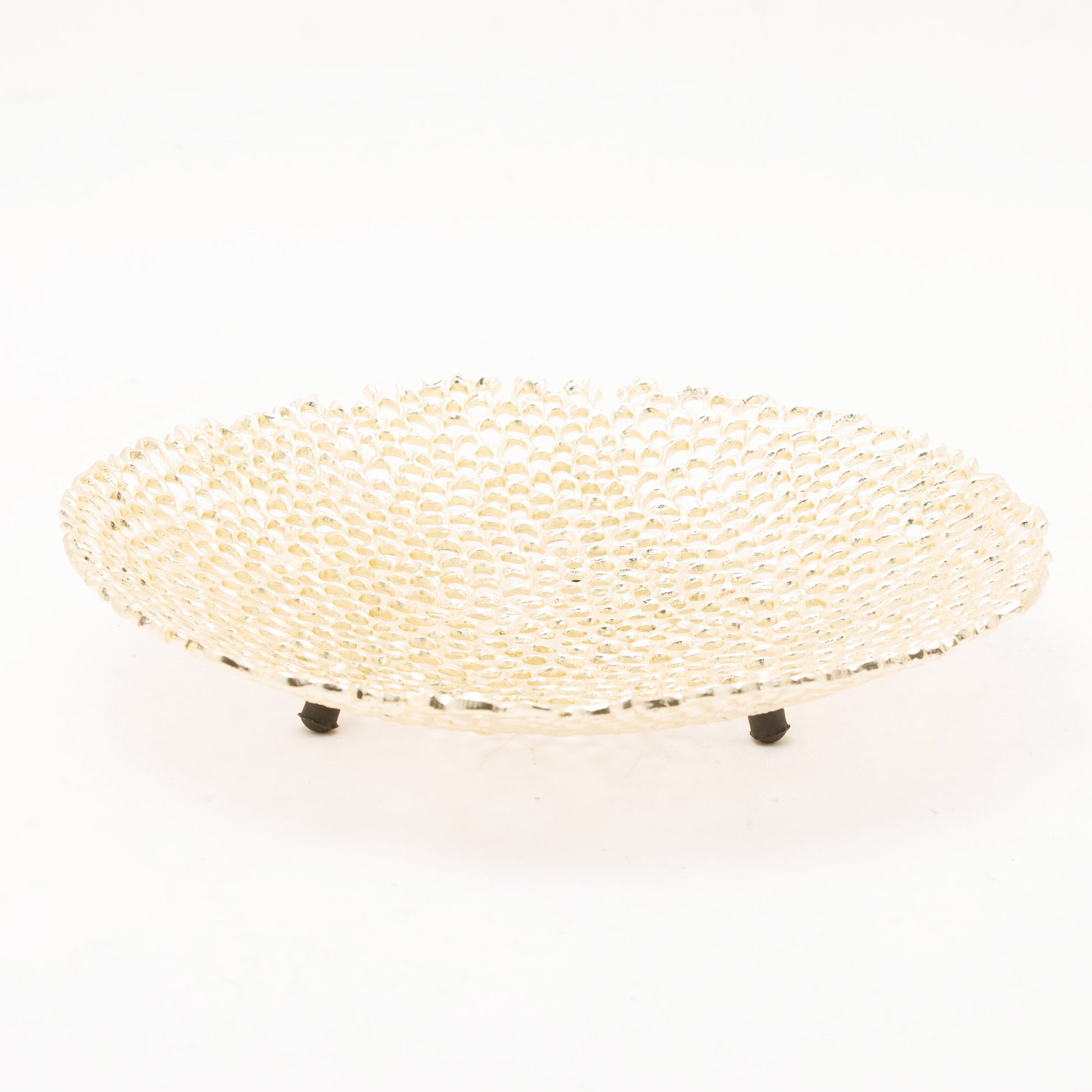 ALEXANDER BRAS MESH PLATTER/CENTREPIECE GOLD FINSHED ALUMINUM - 918007