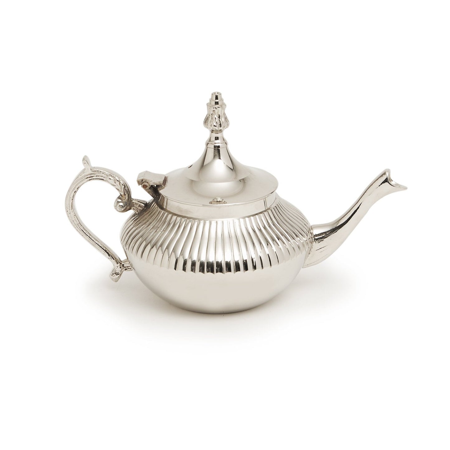 FINE FINISH HANDCRAFT TEA POT SALAIDAR NICKEL