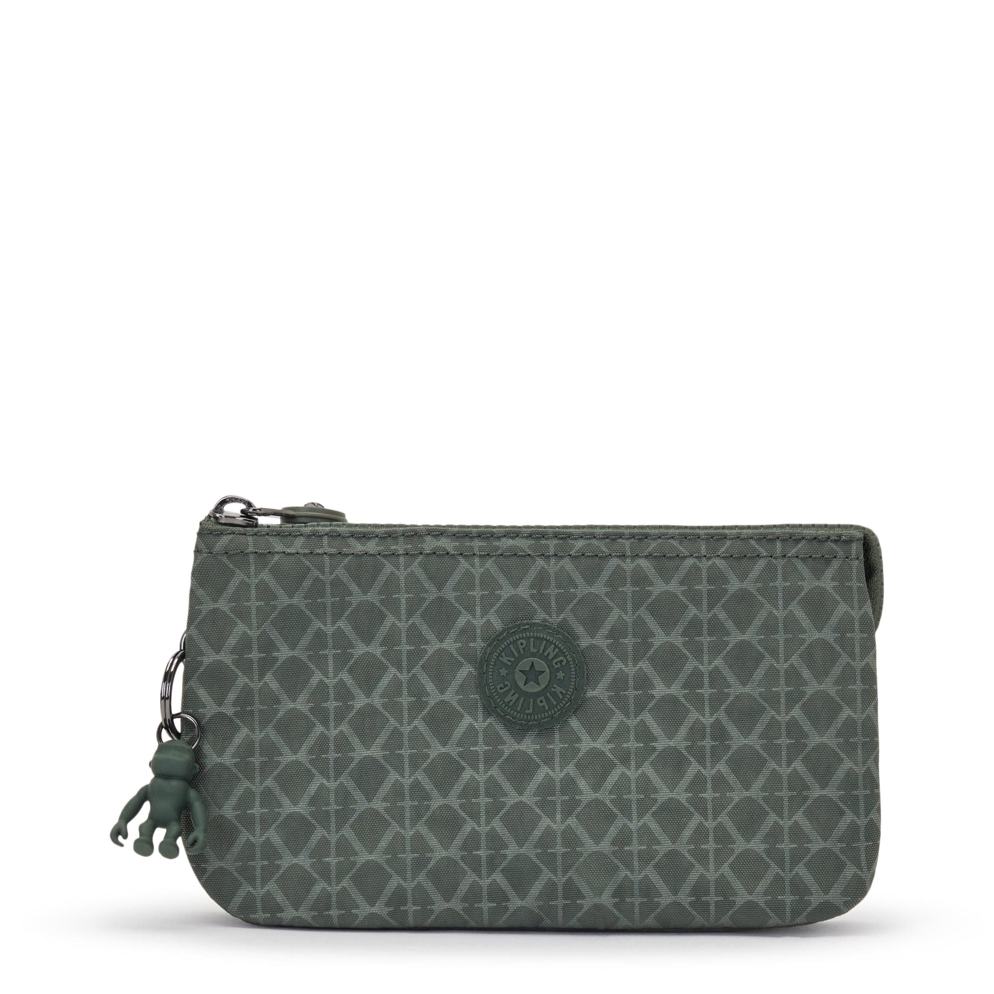 KIPLING-Creativity L-Large Purse-Sign Green Embosse-13093-F6C