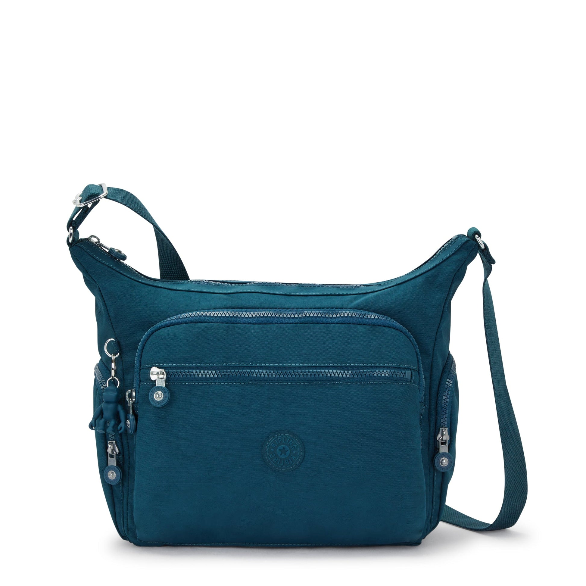 KIPLING-Gabbie-Medium Crossbody-Cosmic Emerald-15255-5HC