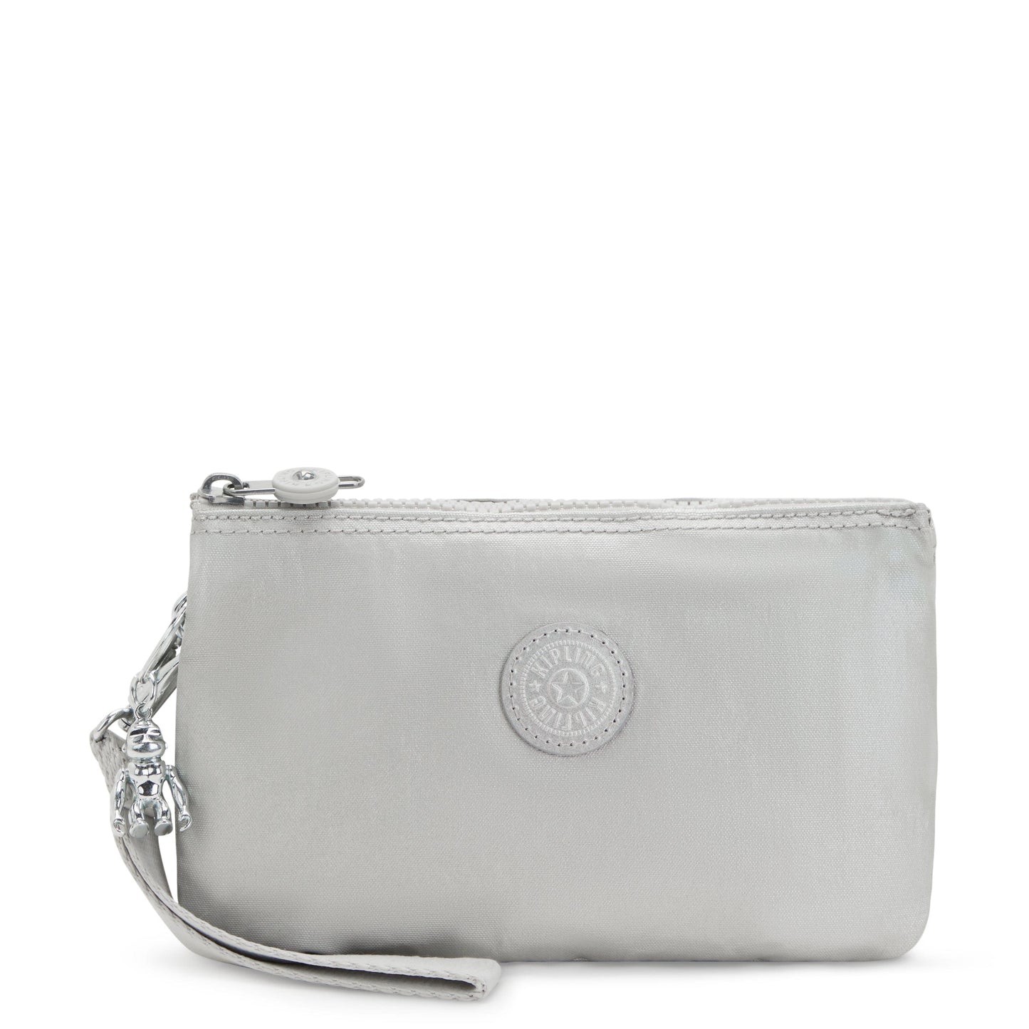 KIPLING-Creativity Xl-Extra large purse (with wristlet)-Bright Metallic-15813-QD7