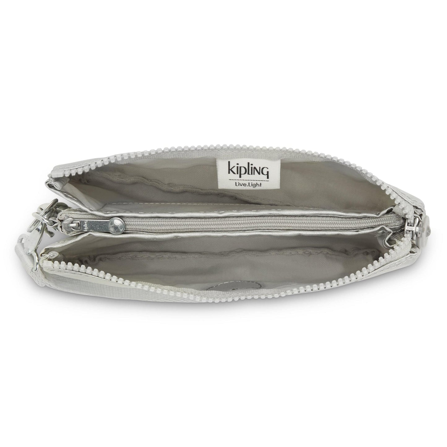 Kipling-Creativity Xl-حقيبة يد كبيرة جدًا (مع سوار)-معدني لامع-15813-Qd7