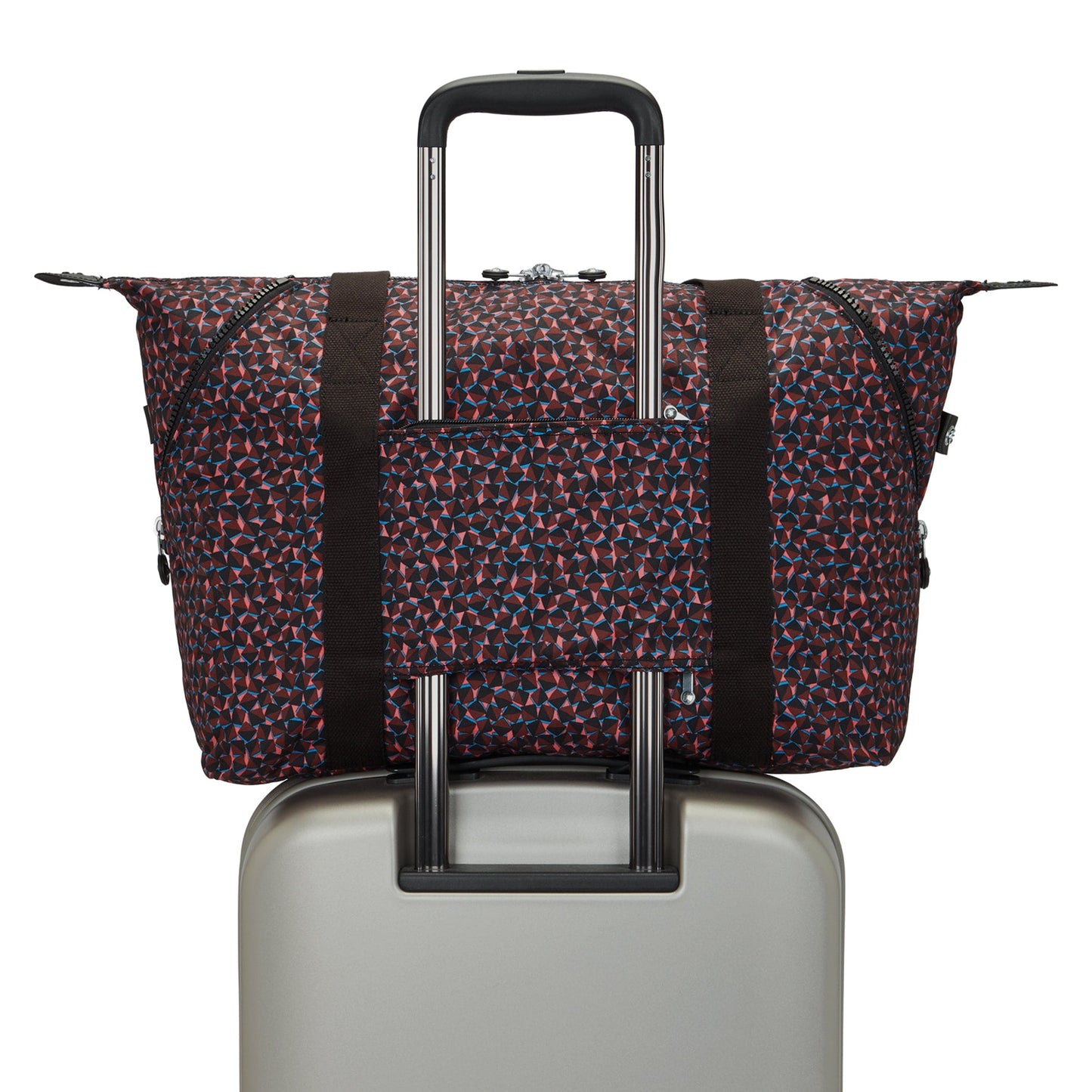 حقيبة Kipling-Art M-Large Tote-Frida Kahlo Floral-I7830-3Nf