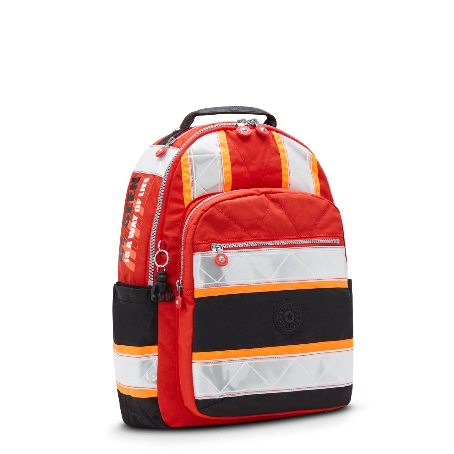 KIPLING-Seoul-Large Backpack-Worker Red C-I6173-O28